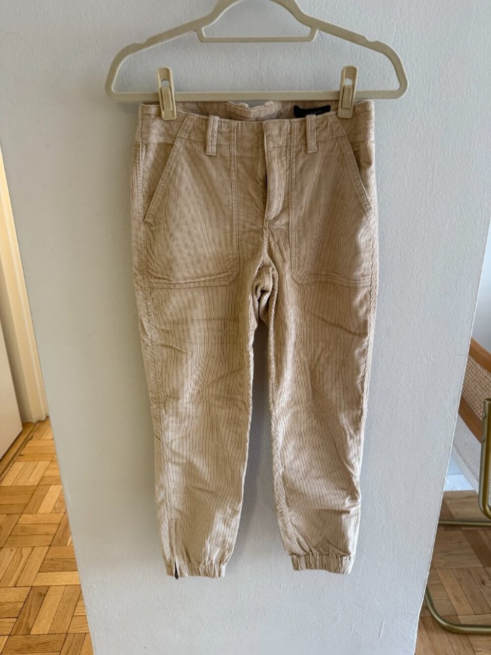 banana republic tan corduroy trousers